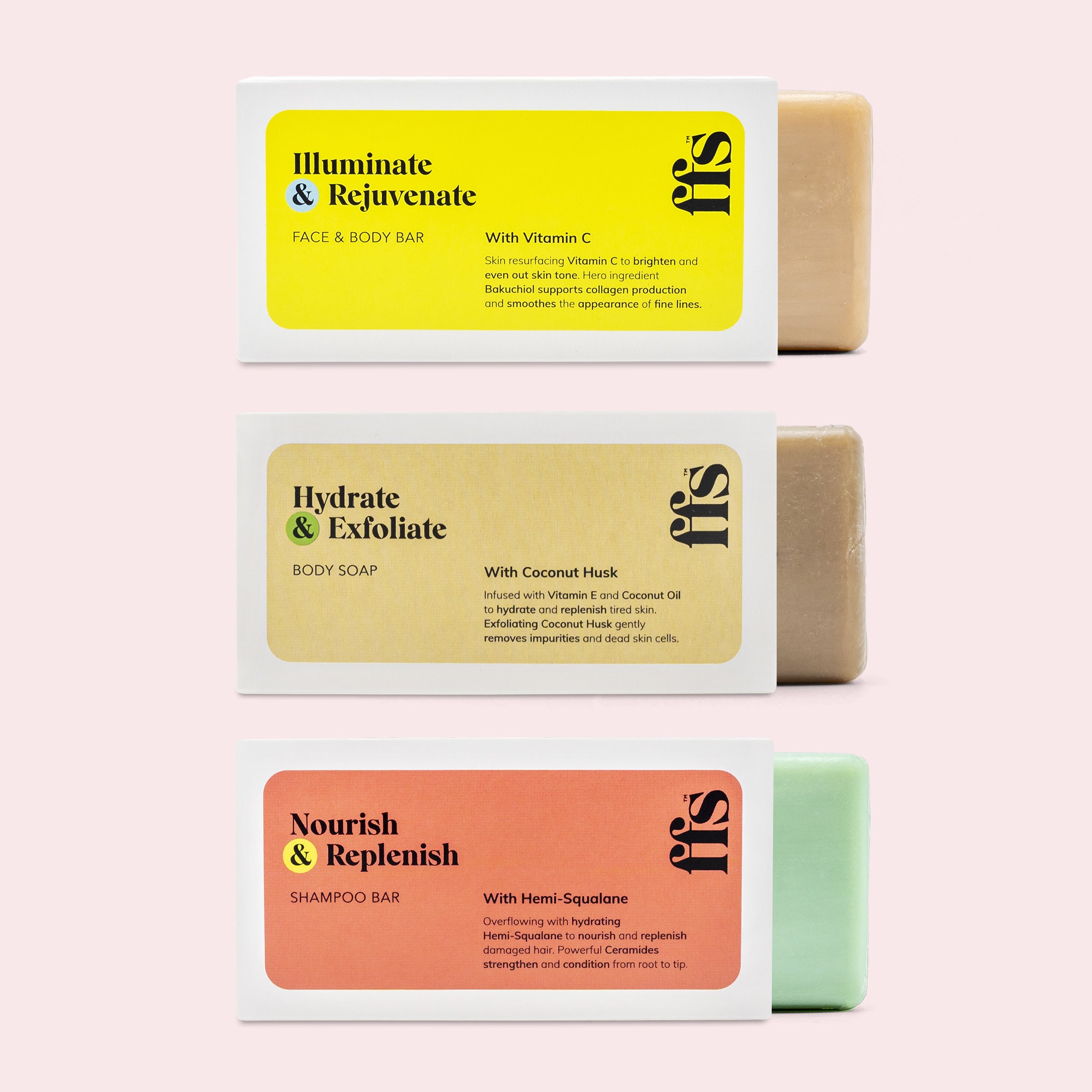 Face, Body & Shampoo Bar Bundle