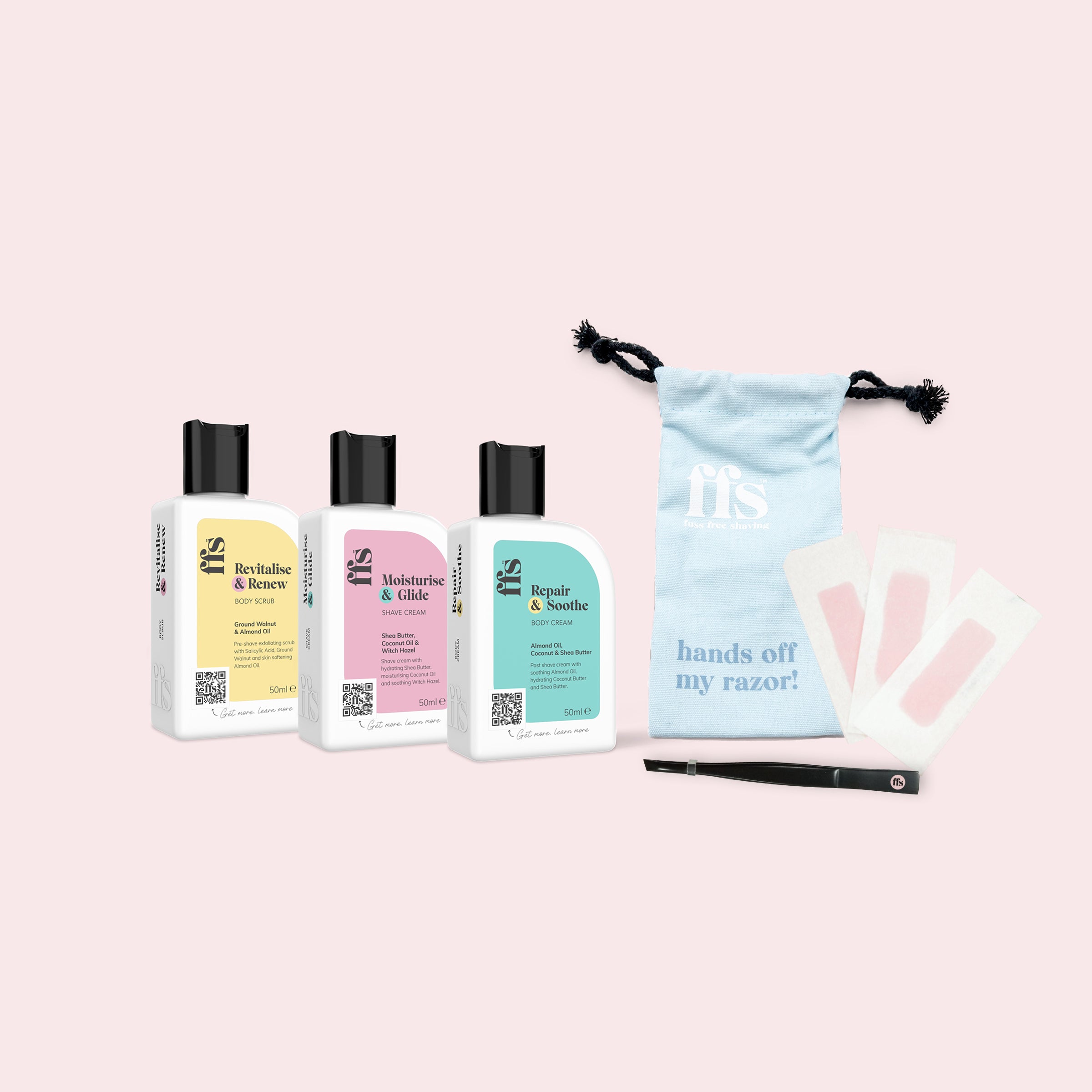 Trio Travel Creams & Hair Removal Kit